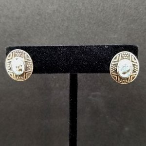 Woods sterling silver & turquoise earrings